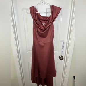 Charlotte Russe high low dress in mauve